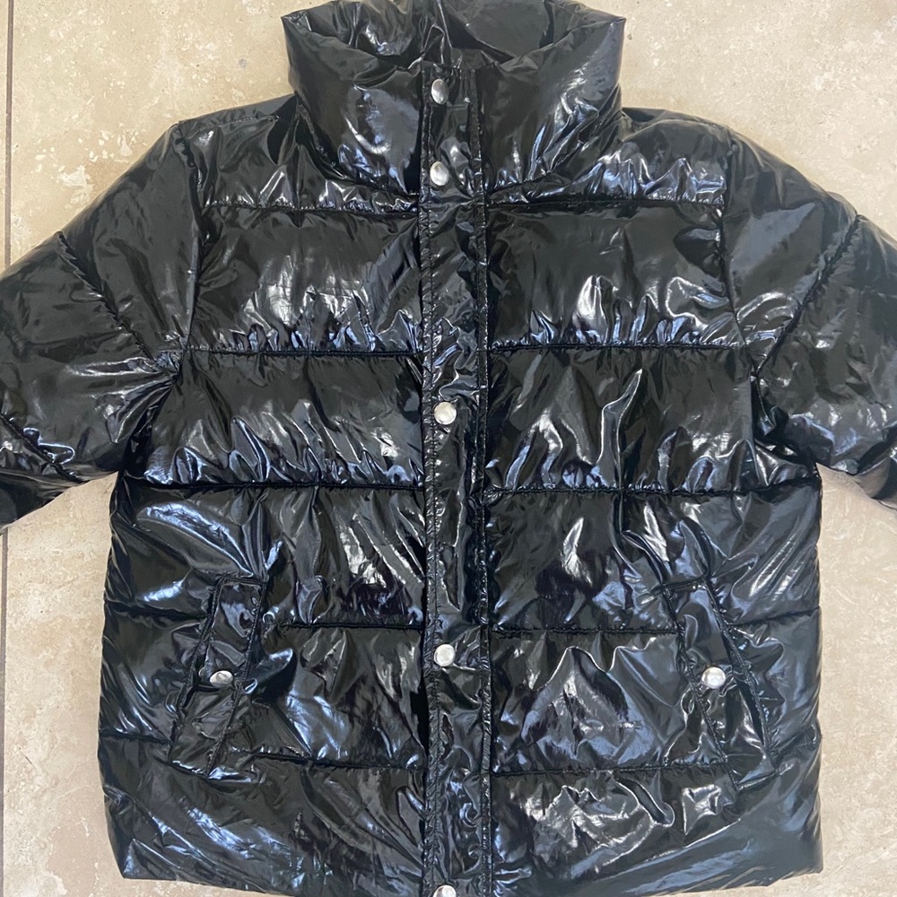 Forever 21 black and shiny winter coat!